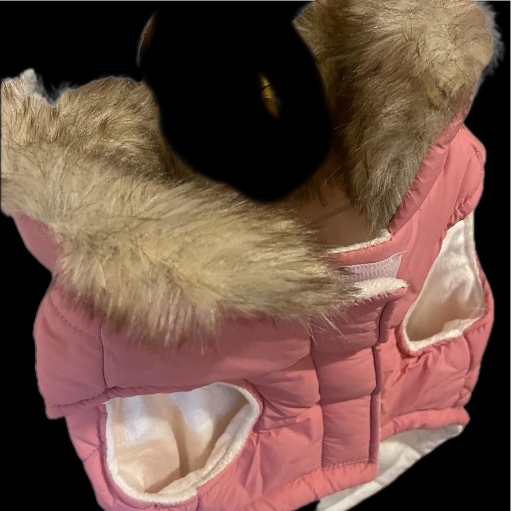 DOG jacket with fur - Picture 2 of 3